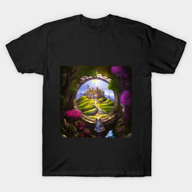 A fantasy portal to a new world T-Shirt by vickycerdeira